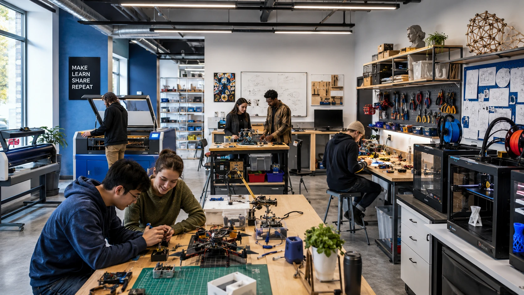 Find udstyr til din Makerspace her hos Skilteproduktion.dk