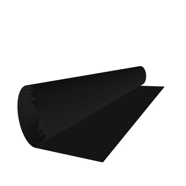 Sort – Black, 970RA-070, 10 års folie