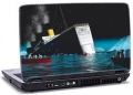 Laptop Skin med synkende computerskib