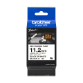 Brother original HSe-231E - 11,2 mm krympeflextape i sort på hvid