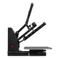 Semi-automatisk varmepresser med rulleplade - 38x38cm