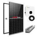 25 kW Solcelleanlæg - Komplet pakke med beslag, kabel og inverter
