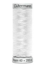 Gütermann Sulky Rayon 40 5 stk. x 200m 1001 Gütermann Sulky Rayon 40 5 stk. x 200m 1001