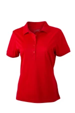 JAMES & NICHOLSON LADIES' ACTIVE POLO - Komfortabel og Åndbar Sportsbeklædning JAMES & NICHOLSON LADIES' ACTIVE POLO