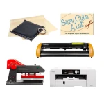 Skiltepakke med Expert II 24 LX, Varmepresser og Sawgrass SG1000 | Perfekt til Skilte & Tekstil Produktion Skiltepakke med Expert II 24 LX Skæreplotter, Elektrisk Varmepresser 40x50 cm og Sawgrass SG1000