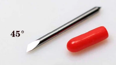5 stk. P-Cut Standard Plotter Knive 45º, 0.35mm, 1.5mm Tykkelse - All-Round Erstatningsknive 5 stk. knivpakke, P-Cut Standard knive 45º, 0.35mm, 1.5mm tykkelse