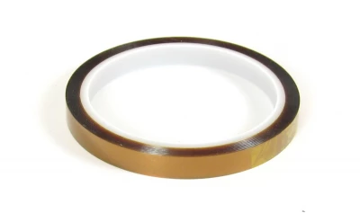 Varmebestandigt tape 12mm x 30m - Perfekt til folie på tekstil og teflon ark fastgørelse Varmebestandigt tape 12mm x 30m