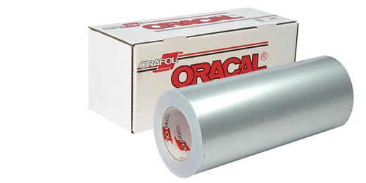 Oracal 352-907 Børstet stål - Brushed [Printbar] - 1 års folie