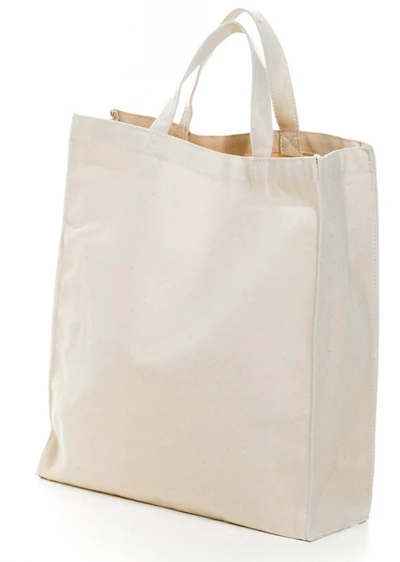 Ekstra Kraftig Mulepose med 12 cm Sidefals - 100% Bomuld MULEPOSE M/12 CM SIDE/BUND (EXTRA KRAFTIG)