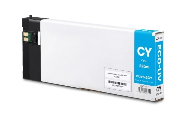 EUV5 UV blæk 220 ml cyan | Roland BD-8/BD-12 EUV5 - UV blæk 220ml - Cyan