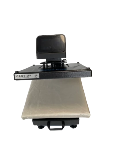 Automatisk varmepresser med rulleplade og slide over- 38cm x 38cm