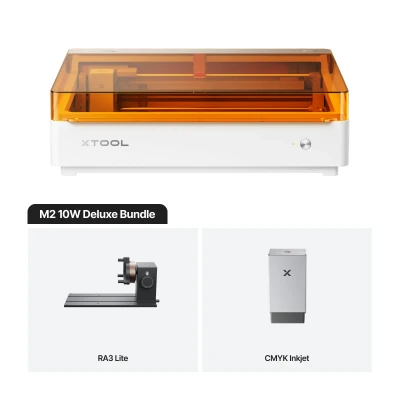 xTool M2 10W Deluxe Bundle med Desktop Luftrenser xTool M2 10W Deluxe Bundle med Desktop Luftrenser