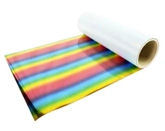 Chemica Metallic Deco - Rainbow Lines 1422 Tekstilfolie Chemica Metallic Deco - Rainbow Lines 1422 Tekstilfolie