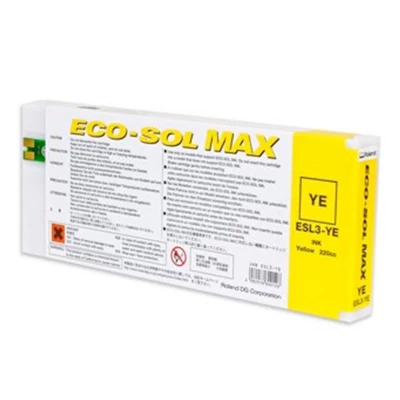 Eco-sol Max Gul - 220ml Blækpatron til Roland BN-20 og BN-20A Eco-sol Max - 220ml - Gul
