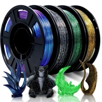 SKILPRO - PLA++ Glitter luminous starry - Starry blue - 1kg SKILPRO - PLA++ Glitter luminous starry - Starry blue - 1kg