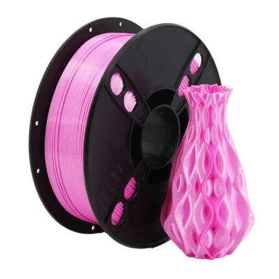 SKILPRO - Silk PLA++ Filament - Pink - 1kgt - Lyserød - Stilfuldt 3D-printfilament med silkeagtig finish SKILPRO - Silk PLA++ Filament - Pink - 1kg