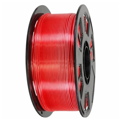 SKILPRO Silk PLA++ Filament - Rød - 1kg - Højkvalitets 3D-print med silkeagtig finish SKILPRO - Silk PLA++ Filament - Red - 1kg