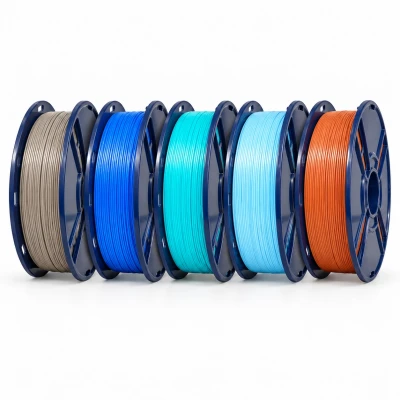 SKILPRO - PLA++ Filament pakke - Grey, Pink Blue, Sappire Green, Red Copper og Blue - 5 x 1 kg SKILPRO - PLA++ Filament pakke - Grey, Pink Blue, Sappire Green, Red Copper og Blue - 5 x 1 kg