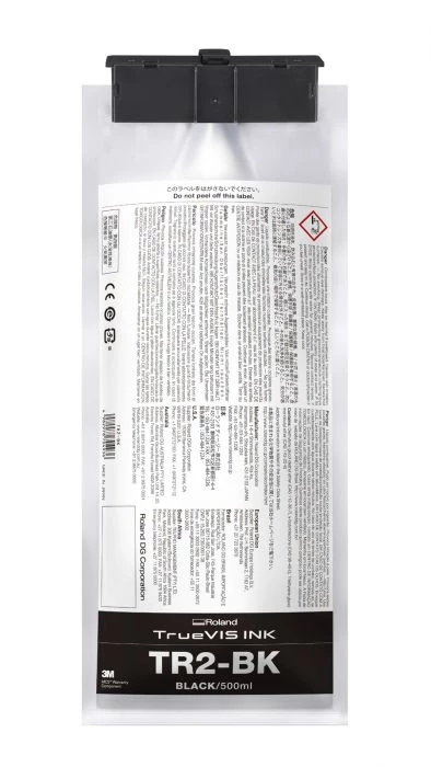 Original Roland VG3 Blækpatron - TrueVIS TR2 500ml Sort TrueVIS TR2 - 500ml - Sort