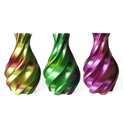 Gold, Green and Fuchsia - 3DE Premium - Silky PLA - 1.75mm - 1kg Gold, Green and Fuchsia - 3DE Premium - Silky PLA - 1.75mm - 1kg