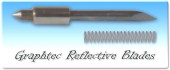 5 stk. knivpakke, Graphtec knive til Refleksfolie 45º, offset 0.45mm - ø1.5mm