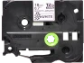 Brother original TZe-SE4 tape – sort på hvid sikkerhedstape, 18 mm bred