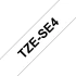 Brother original TZe-SE4 tape – sort på hvid sikkerhedstape, 18 mm bred